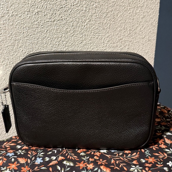 Coach Elias Black Leather Crossbody NWT - Picture 2 of 15